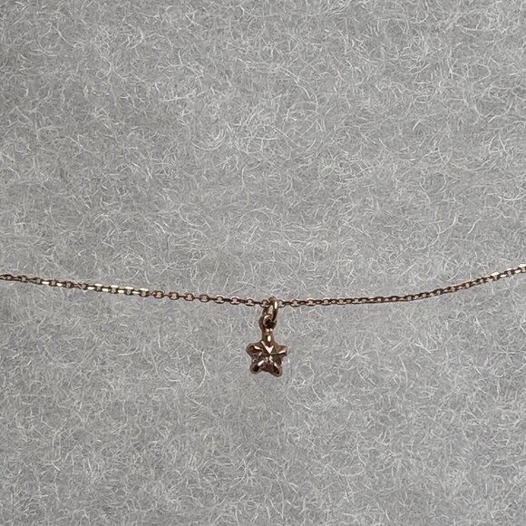 Laurie Fleming Rose Cut Diamond Moondew Necklace 14k Rose Gold - Picture 8 of 15